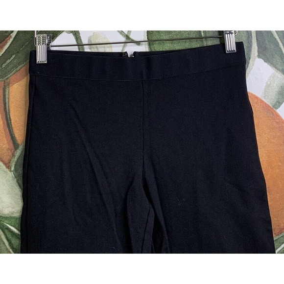 J.CREW Size 6 PIXIE Pant Leggings in Stretch Ponte Black Back Zip Viscose Blend - Picture 2 of 7